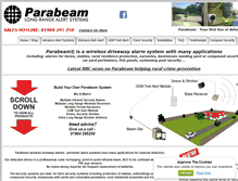 Tablet Screenshot of parabeam.co.uk